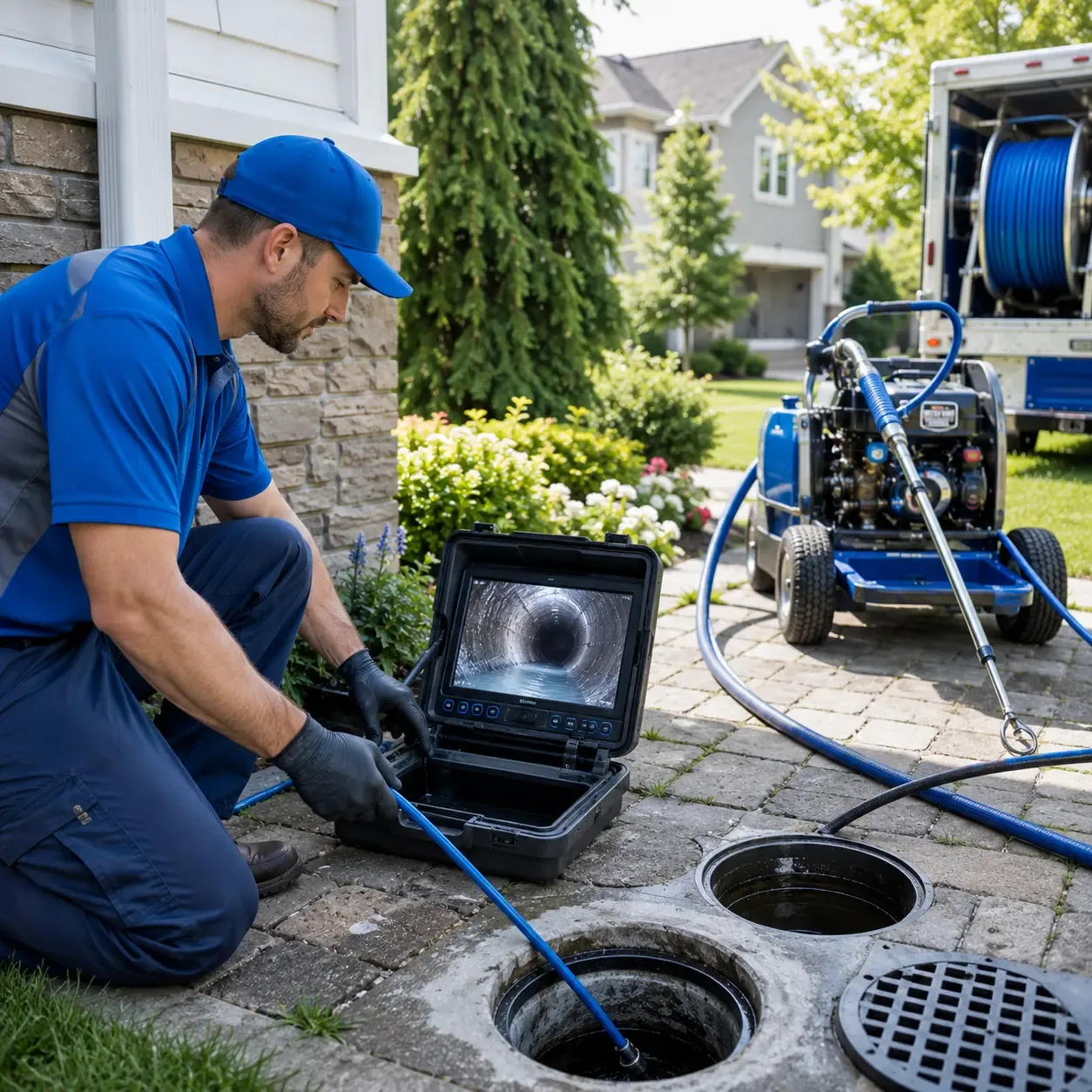 Outdoor drain cleaning professionals serving Marlin, TX