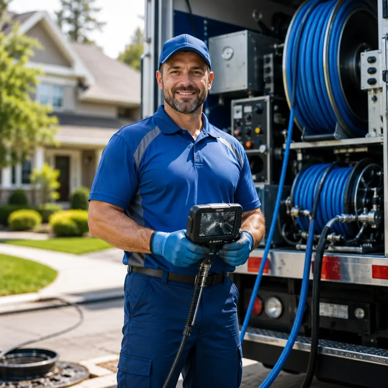 Local outdoor drain cleaning specialists in Marlin, TX